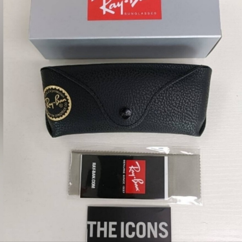 Ray-Ban RB3025 Aviator Ice Blue Unisex Sunglasses/62 mm Lens - Picture 3 of 7